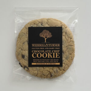 Image of a gluten-free and dairy-free Chocolate Chip Cookie