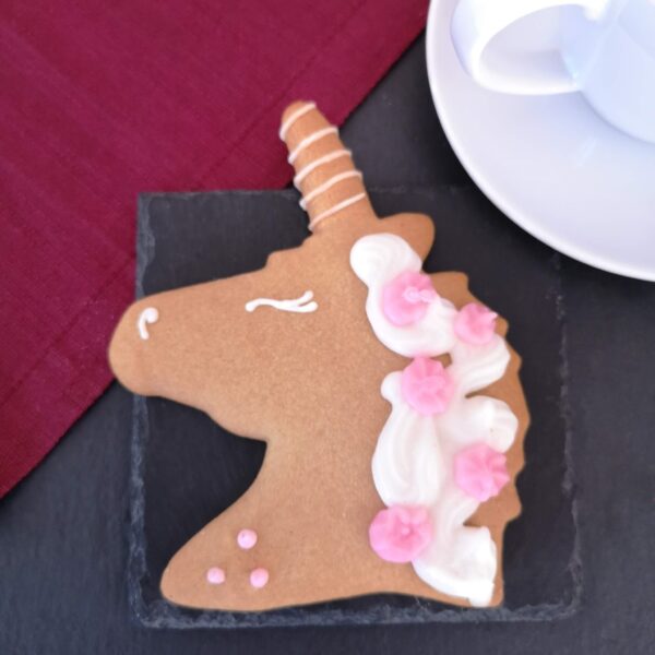 Image of a gluten-free and dairy-free Gingerbread Unicorn