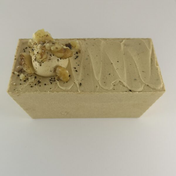 Image of a gluten-free and dairy-free Coffee and Walnut Buttercream Loaf Cake